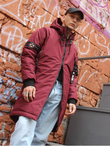 Куртка 12021 (W21) Burgundy | Nikolom