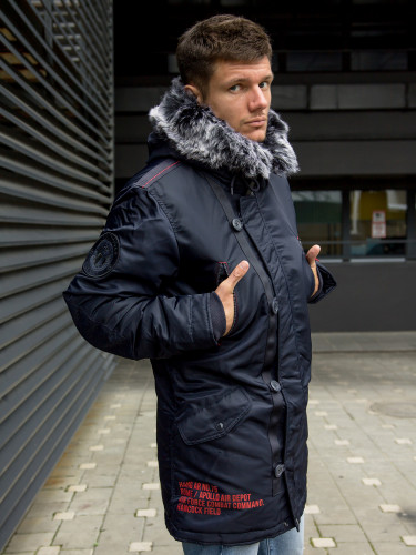 Куртка Аляска Arktik Fleece Night Sky/Red | Apolloget