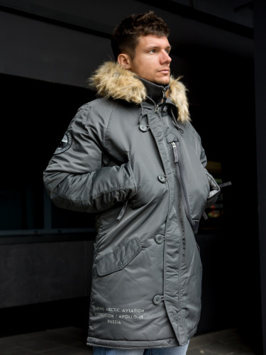 Куртка Аляска Expedition Gun Grey/Gun Metal | Apolloget