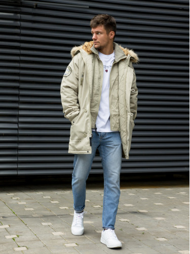 Куртка Аляска Expedition Silver green/ Military Olive | Apolloget