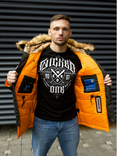 Куртка Аляска HUSKY DENALI Beluga/Orange | Nord Denali