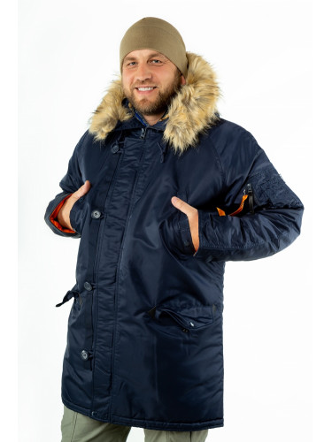 Куртка Аляска HUSKY Long Rep.Blue/Orange | Apolloget