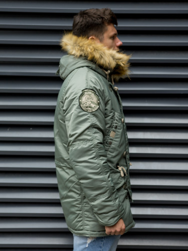 Куртка Аляска Husky MILITARY 2019 Olive Green | Nord Denali