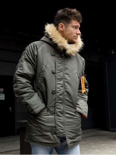 Куртка Аляска HUSKY Rep.Grey/Orange | Nord Storm