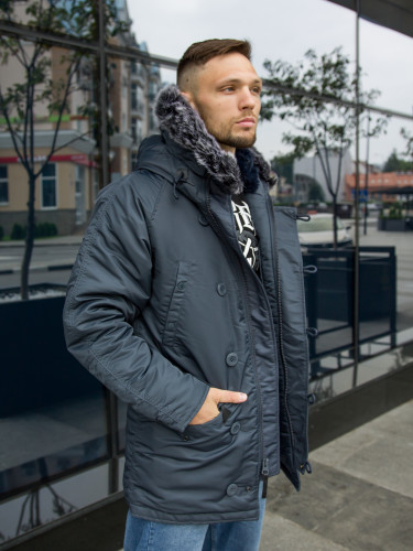 Куртка Аляска HUSKY Steel Blue | Nord Storm