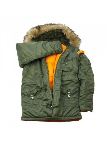 Куртка Аляска MARSHAL RIFLE GREEN/ORANGE | Nord Denali