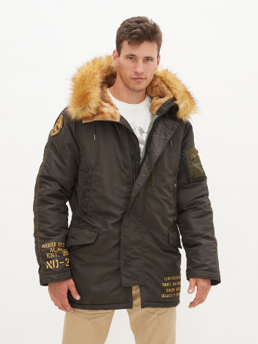 Куртка Аляска Mechanik Beluga/Olive | Nord Denali