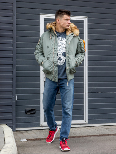 Куртка Аляска Military 2019 N-2B Olive Green | Nord Denali