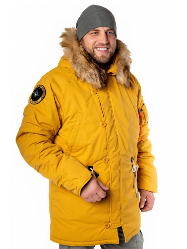 Зимняя куртка Аляска Oxford 2.0 Compass Mustard/Olive | Nord Denali