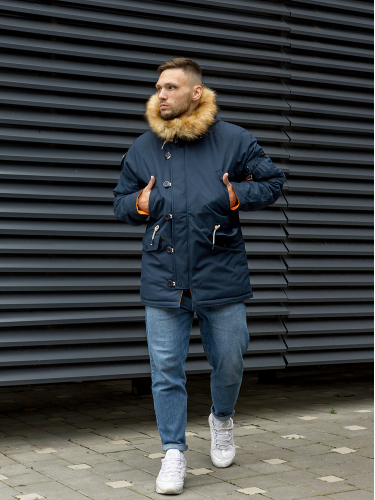 Куртка Аляска Oxford 2.0 Compass Rep.Blue/Orange | Nord Denali