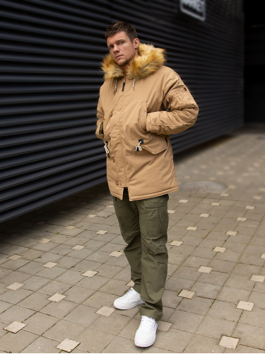 Зимняя куртка Аляска Oxford 2.0 Compass Tiger's/Olive | Nord Denali