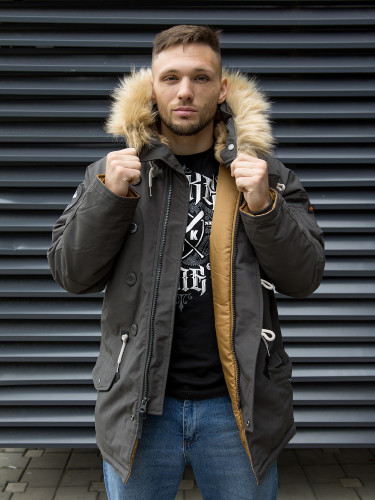 Куртка Аляска Apolloget OXFORD Beluga/Cinnamon | Nord Storm