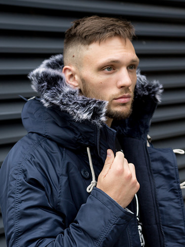 Куртка Аляска SAPPORO FLEECE Rep.Blue/Gun Metal | Apolloget