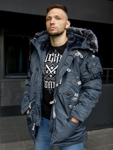 Куртка Аляска SAPPORO Steel Blue | Apolloget