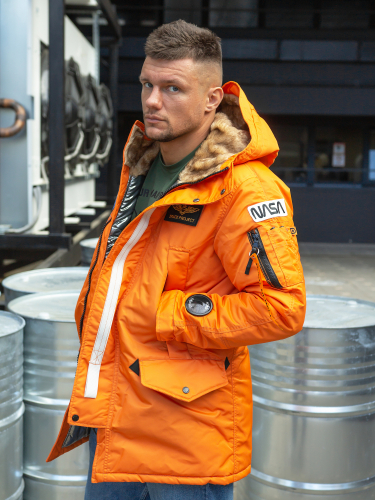 Куртка Аляска Space Orange/Silver | Nord Denali