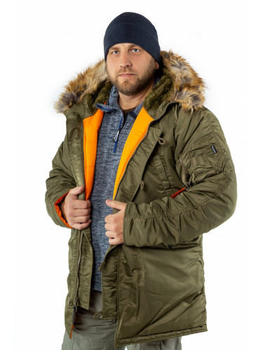 Куртка Аляска TIGHT HUSKY ll Capers/Orange | Apolloget