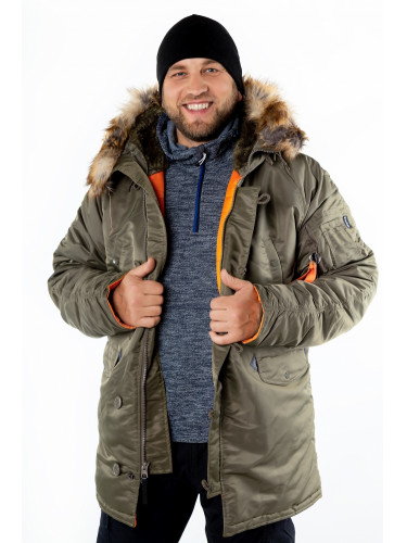 Куртка Аляска TIGHT HUSKY ll Rep.Grey/Orange | Apolloget