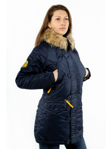 Куртка Аляска женская WMN Rep.Blue/Yellow | Apolloget
