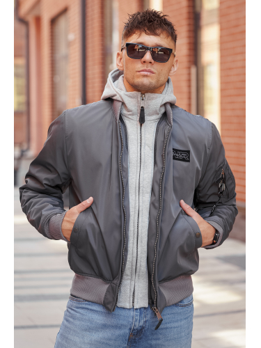 Куртка бомбер D-tec SP-04 Silver Grey | Army Stroll