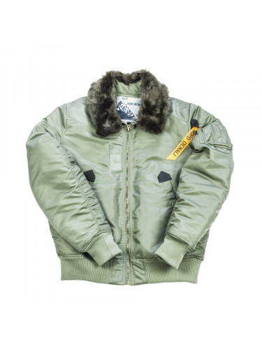 Зимняя куртка Бомбер с мехом Denali B-15 Sage/Sage | Nord Denali