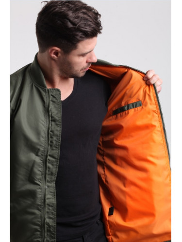 Куртка Bomber Long легкая B-17 Sage Green | Apolloget