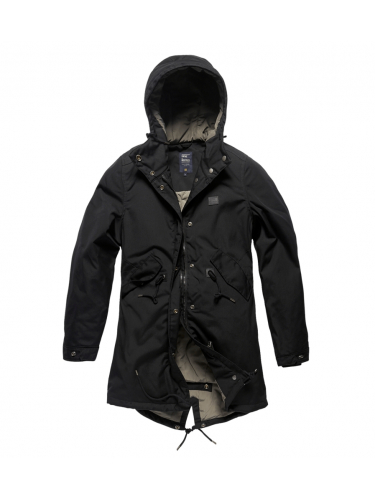 Куртка женская Britt ladies parka 25304 Black | Vintage Industries