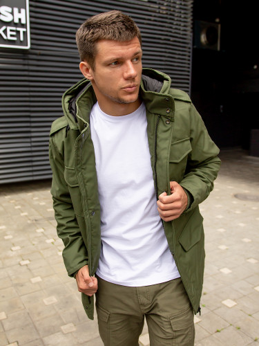Куртка Darren 2060 Olive drab | Vintage Industries