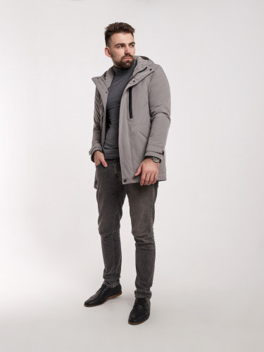 Куртка M-1039 Весна/Осень Grey | NIKOLOM