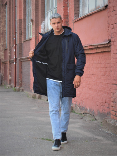 Куртка M-1041 Весна/Осень Blue | NIKOLOM