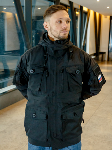 Куртка мембранная Панцирь Winter GSG-14 Black | Garsing