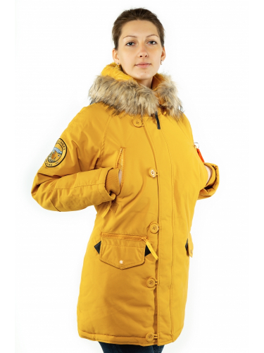Куртка Аляска женская OXFORD Golden Glow / Amber | Apolloget