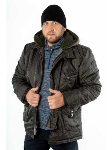 Куртка мужская зимняя RANGER Raven/Olive | Apolloget