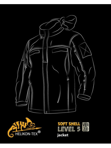 Куртка Soft Shell Level 5 Coyote | Helikon-Tex