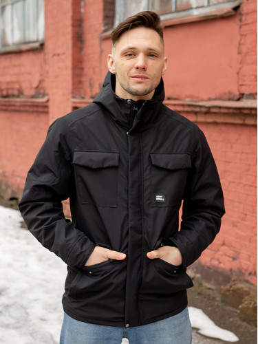 Куртка весна/осень Army Stroll Black | ARMY STROLL