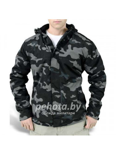 Куртка Zipper Windbreaker Black Camo | Surplus