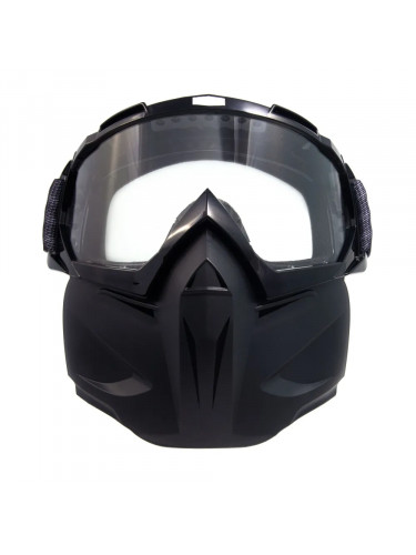 Маска мотоциклетная/снегоходная M6 PF-SMG-03 линза transparent | Следопыт