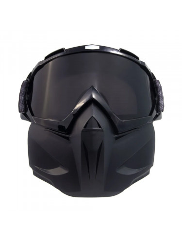 Маска мотоциклетная/снегоходная M6 PF-SMG-04 линза Grey | Следопыт