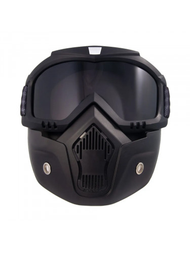 Маска мотоциклетная/снегоходная M7 PF-SMG-07 линза grey | Следопыт