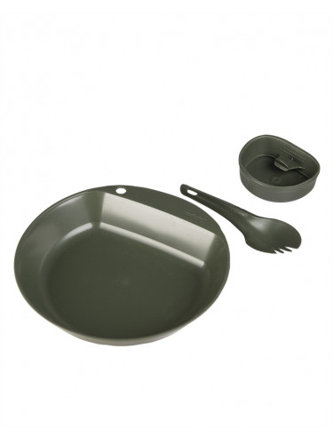 Набор посуды 3 предмета Pathfinder kit Olive | WILDO