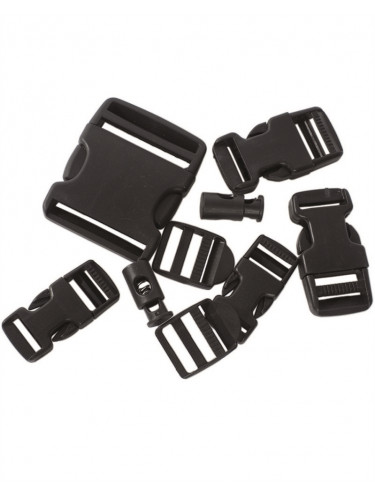 Набор пряжек Fastex BUCKLE SET Black | Mil-Tec