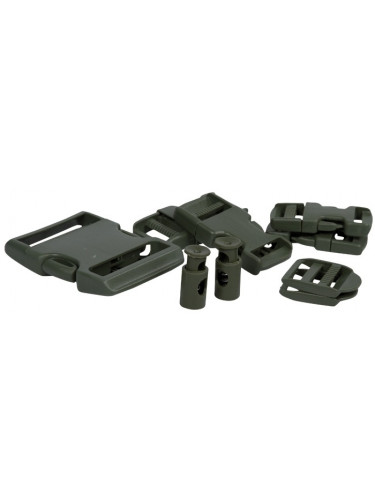 Набор пряжек Fastex BUCKLE SET Olive | Mil-Tec