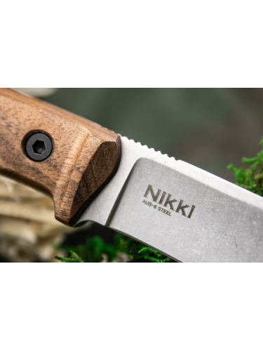 Нож Nikki AUS-8 |Satin дерево Kizlyar Supreme