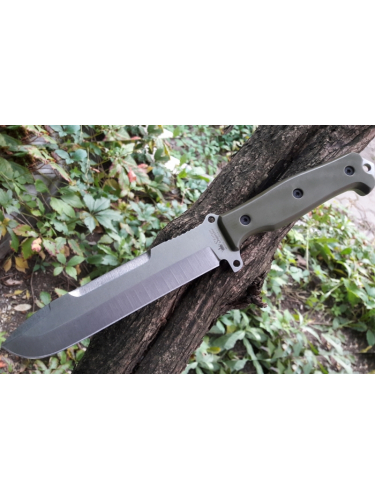 Нож Survivalist X AUS-8 TacWash Green | Kizlyar Supreme