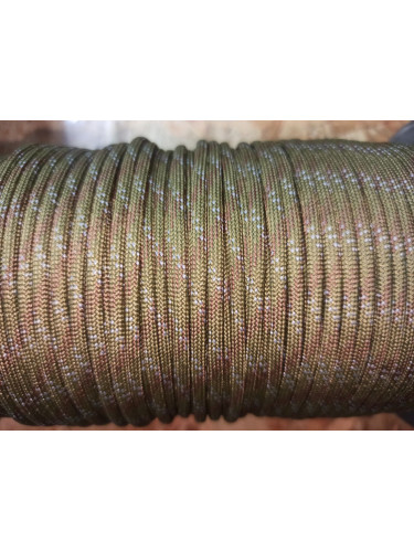 Паракорд №24 КМФ Лес - 4мм | МегаКорд