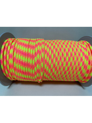 Паракорд №50 КМФ желто-розовый - 4мм | МегаКорд