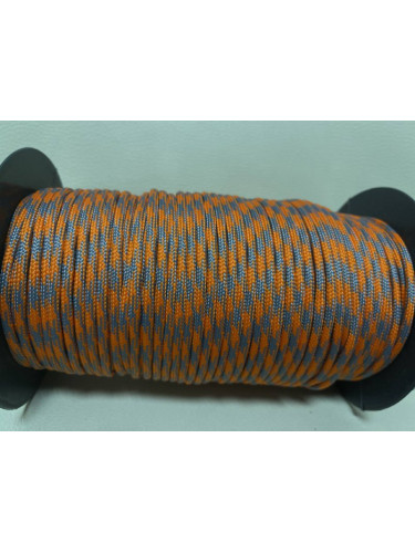 Паракорд №22 КМФ оранжевый - 4мм | МегаКорд