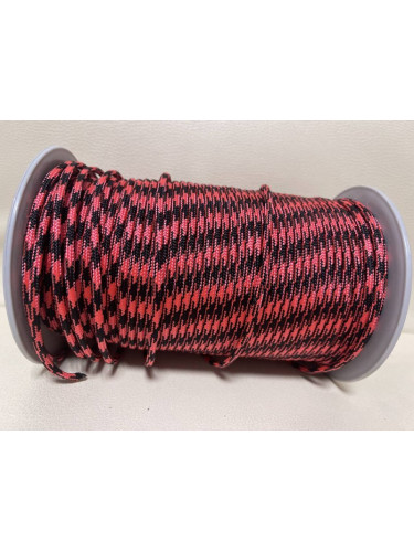 Паракорд №32 Черно-малиновый - 4мм | МегаКорд