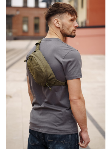 Поясная сумка Bandicoot Olive green | Army stroll