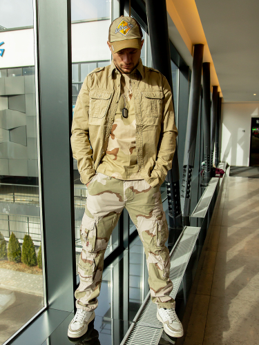 Рубашка 1/1 Raw Vintage Beige washed | Surplus