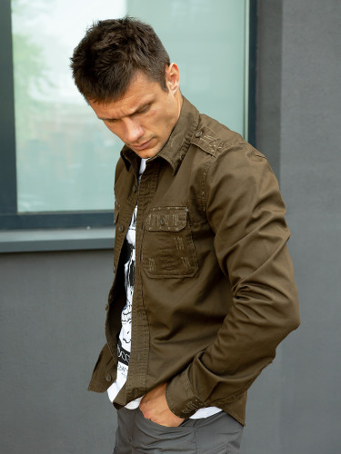 Рубашка 1/1 Raw Vintage Shirt Brown | Surplus